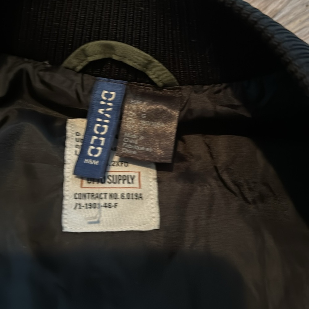 Men Divided Green Jacket Large Euc - image 5